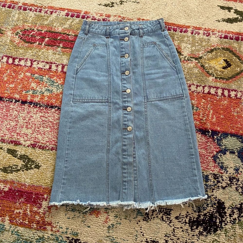 Stevie Hender Denim Skirt